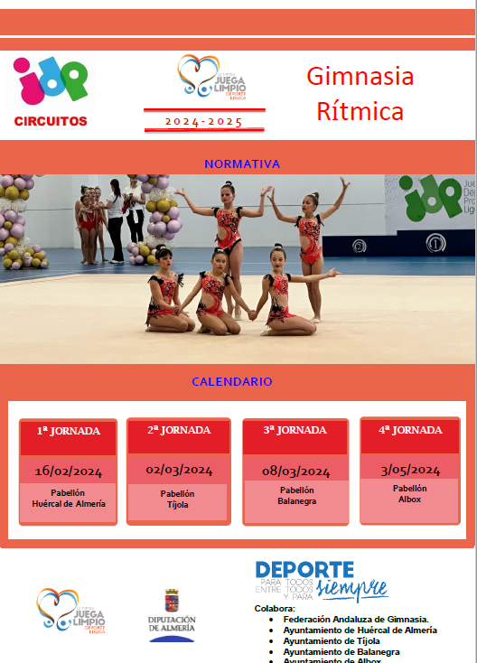 Circuito de Promoción de la Gimnasia Rítmica. Huércal de Almería 16-02-25